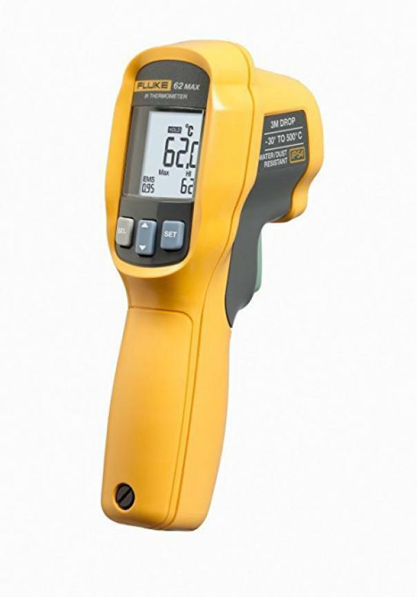 TERMOMETRO PROFESSIONALE IR -30+500 C TERMOMETRO LASER INFRAROSSI FLUKE-62 MAX