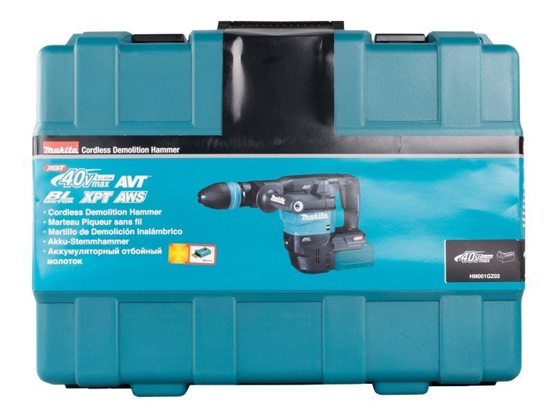 Makita XGT HM001GZ02 Demolition hammer cordless SDS-max 9.4 Joules no HM001GZ02