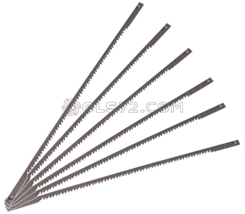KIT 6 LAME SEGHETTO TRAFORO LEGNO PLASTICA CARTONGESSO 135X2X0.25 18T SCHEPPACH