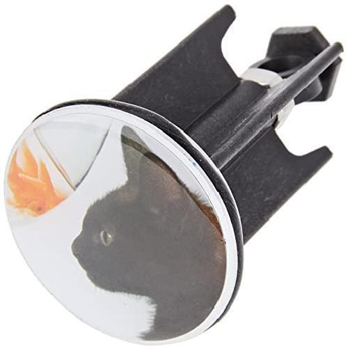 WENKO Tappo di lavabo Pluggy® Cat - per tutti gli scarichi commerciali, Plastica