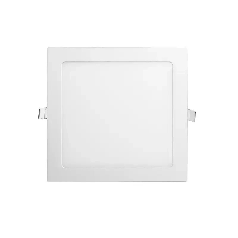 FARO FARETTO LED PANNELLO SLIM 12W DA INCASSO A MOLLA QUADRATO LUCE FREDDA