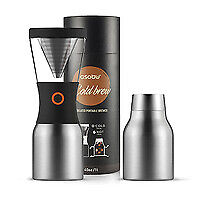 Asobu Cold Brew Cold brew coffee maker Black,Silver KB900 SILVER