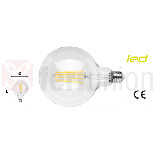 LAMPADA LED GLOBO TRASP.FIL E27 11W 1521L 2700K