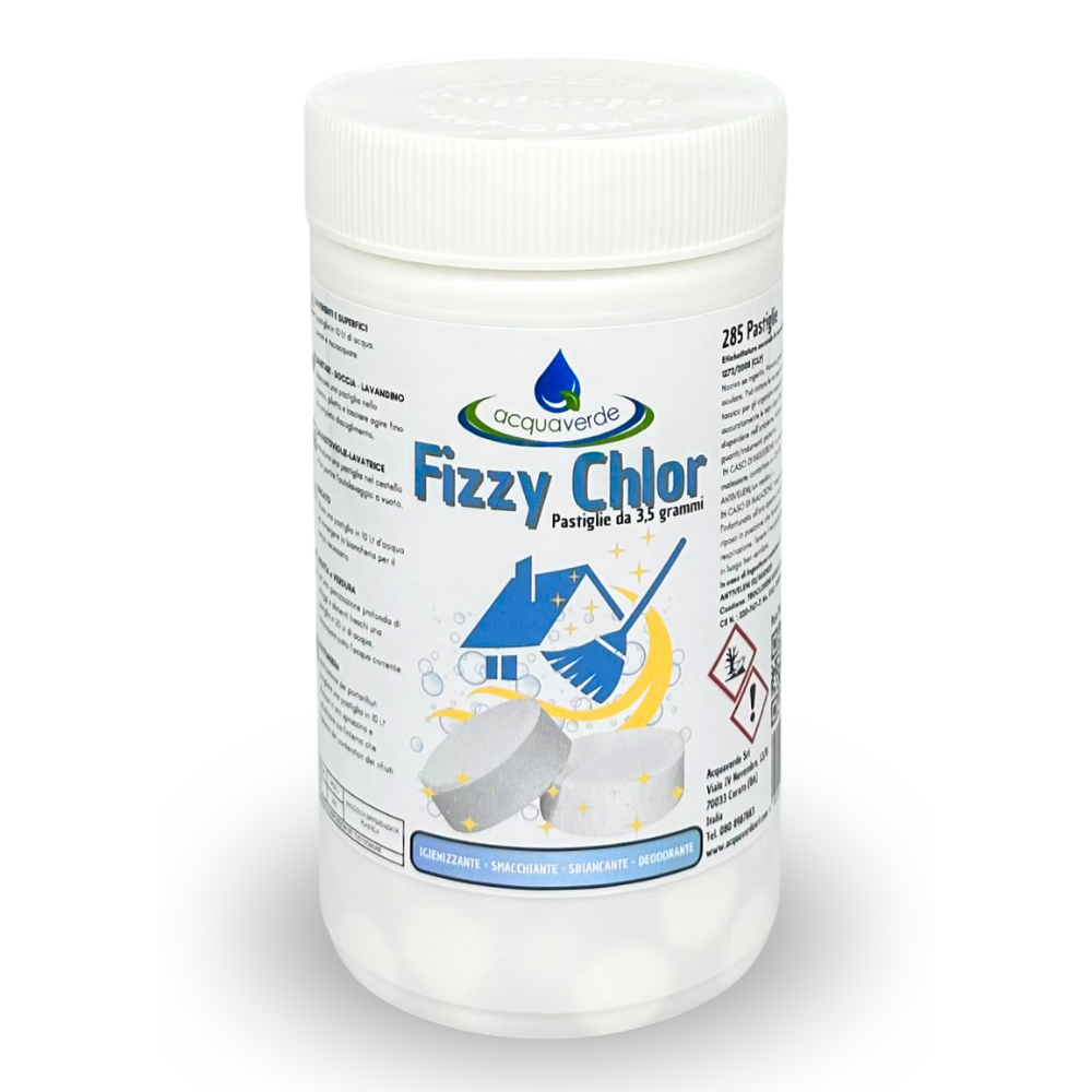 Fizzy Chlor CANDEGGINA PASTIGLIE 3,5 gr IGIENIZZANTE SMACCHIANTE SBIANCANTE 1 kg