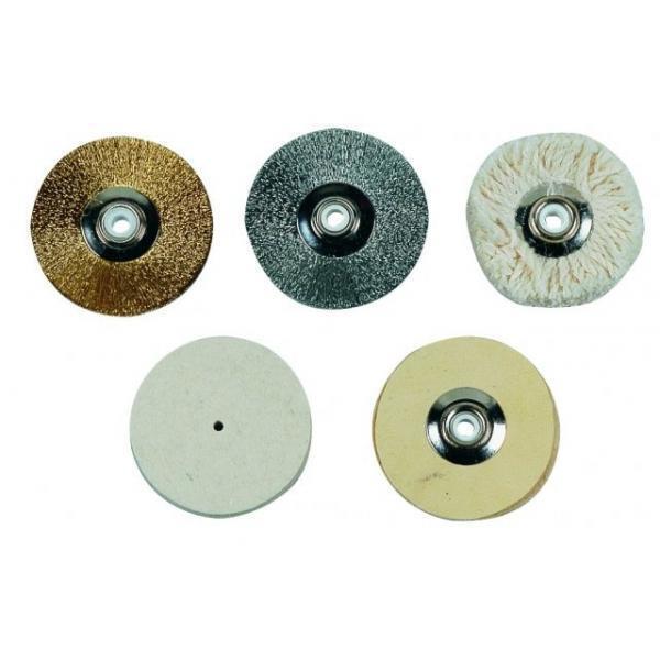 21031   PROXXON 28312 SET SPAZZOLE PER LUCIDARE