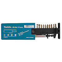 Makita Screwdriver bit set 10 pieces torx, phillips, pozidriv, slot P16782