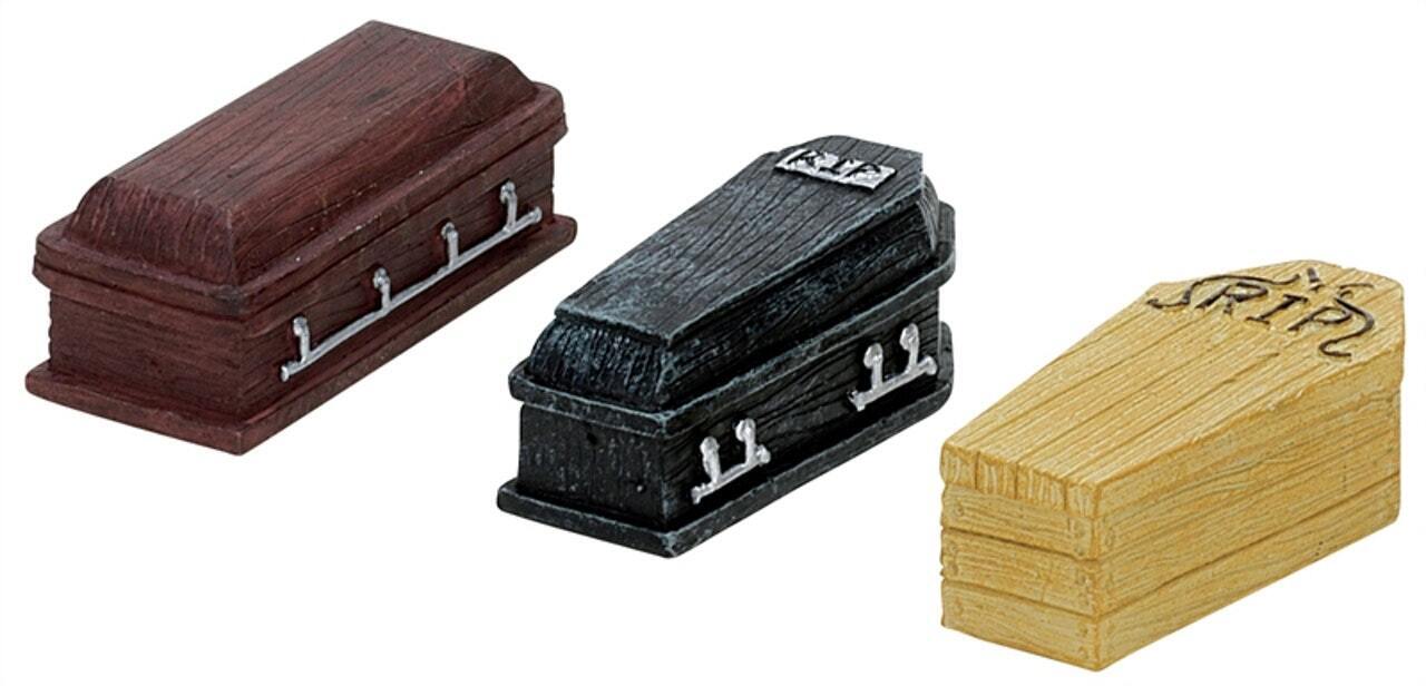 LEMAX BARE - COFFINS, SET OF 3 COD 74583
