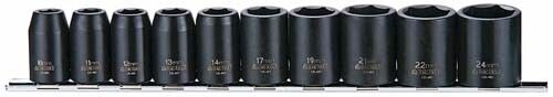 TENGTOOLS 75240200 Set Bicchieri Impatto 1/2 9121 10PZAS
