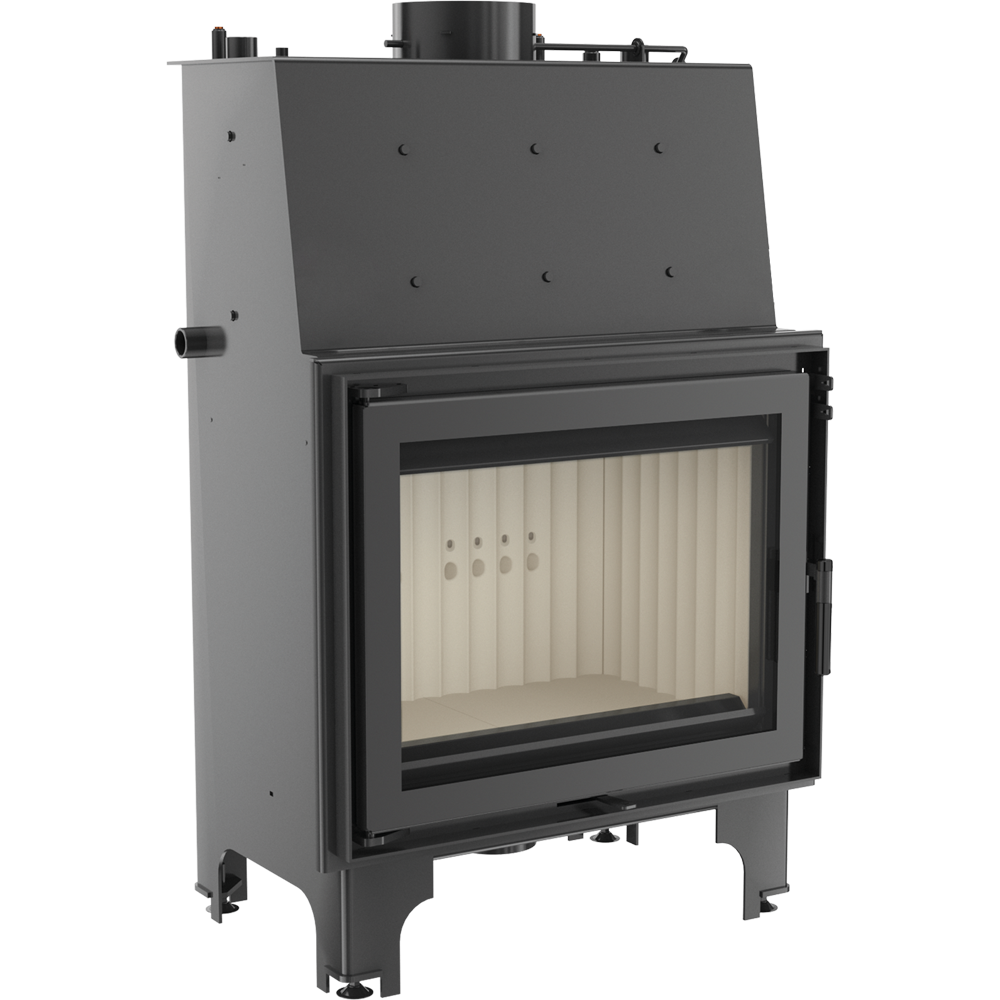Termocamino a legna KRATKI AQUARIO A 14 kW Ø 200