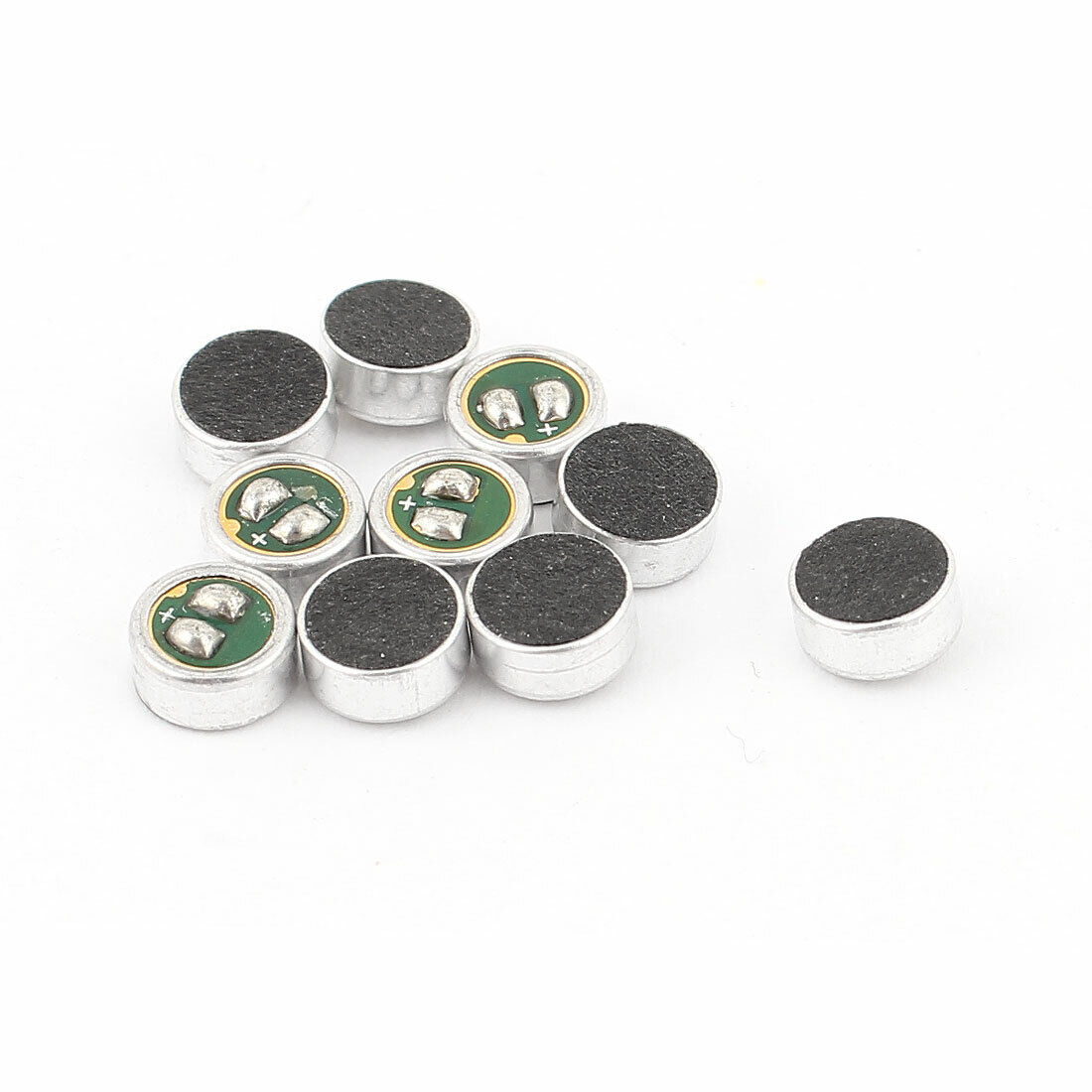 10 Pz. 6mm x SMD 2,7 mm Mic Microfono elettrete condensatore raccoglitore