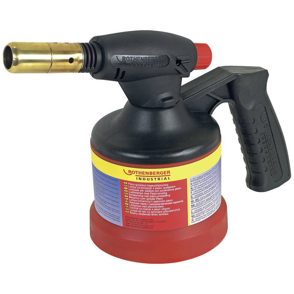 Rothenberger Industrial ROFLAME PIEZO Torcia per saldare 1800 °C incl.