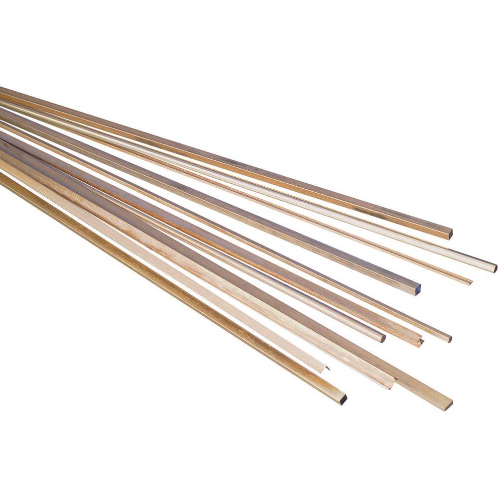 Profilato Ottone Angolo (L x L x A) 500 x 4.5 x 4.5 mm
