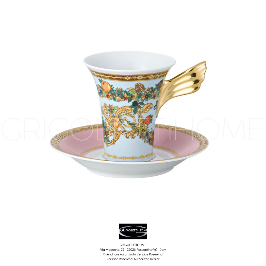 Versace Rosenthal LE JARDIN DE VERSACE - Tazza espresso con piatto - Rivenditore