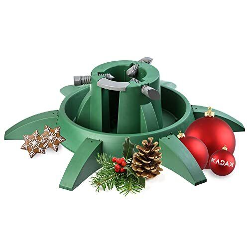 Kadax Christmas Tree Stand con serbatoio dell'acqua, moderno supporto per (w6A)