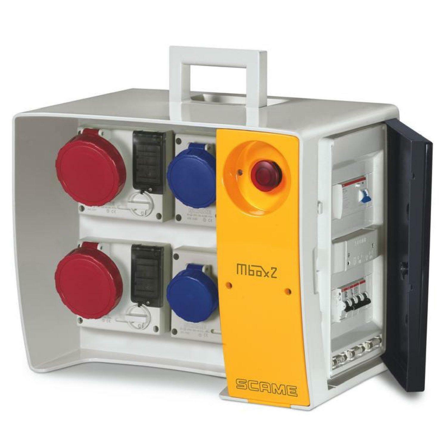 SCAME QUADRO DI DISTRIBUZIONE MBOX2 MORSETTI + EMERGENZA PR. C/FUSIBILI QUADRO D