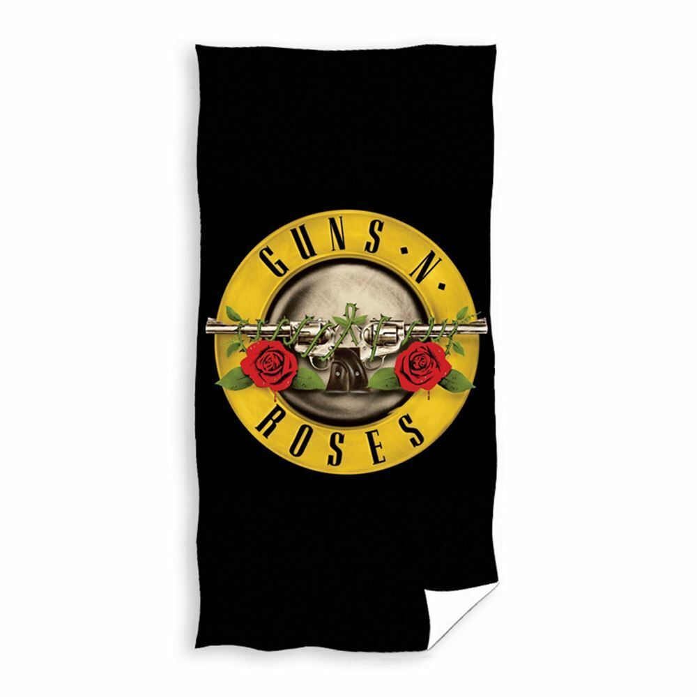 Guns N Roses Cotone Asciugamano Bagno Spiaggia Rock Band Morbido Velluto Feel