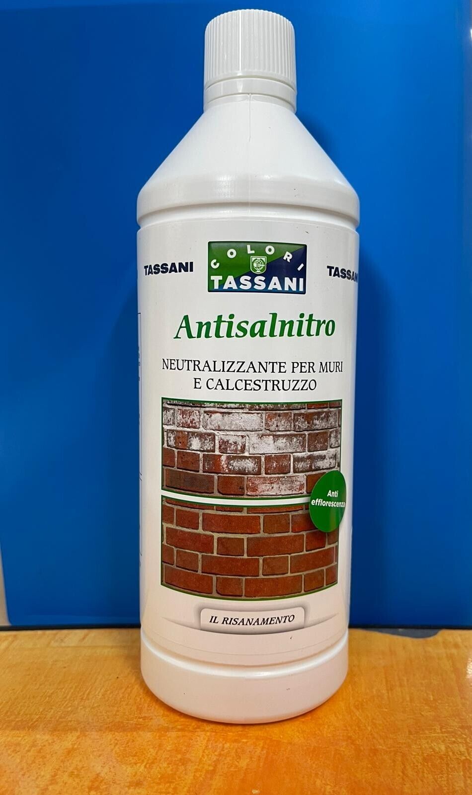 ANTISALNITRO TASSANI NEUTRALIZZANTE PER MURO E CALCESTRUZZO PREVIENE LE MACCHIE