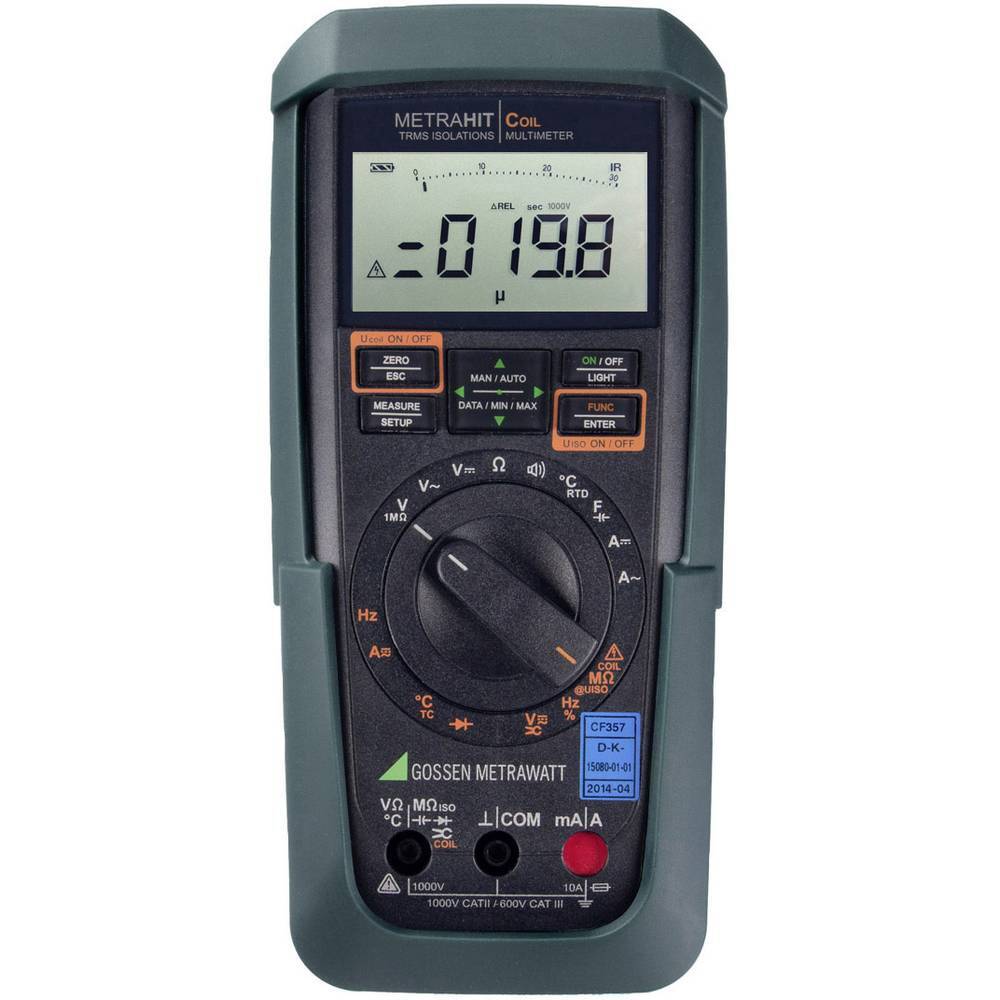 Gossen Metrawatt METRAHIT COIL Multimetro portatile Calibrato (DAkkS) digitale