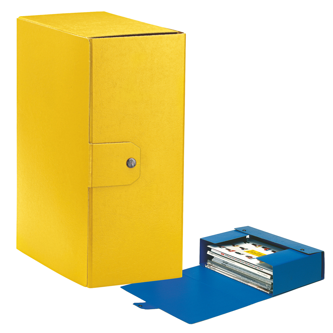 Scatola Porta Progetto D.15 Eurobox 25x35 Giallo | Esselte