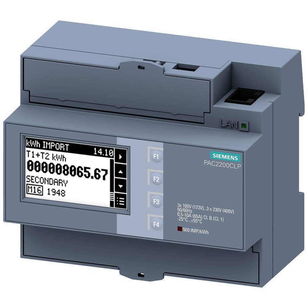 Siemens 7KM2200-2EA40-1JA1 Strumento di misura digitale da guida DIN