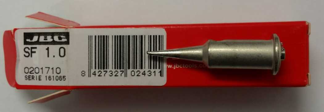 JBC Punta SF1.0 d=1mm per saldatore JBC SG 1070