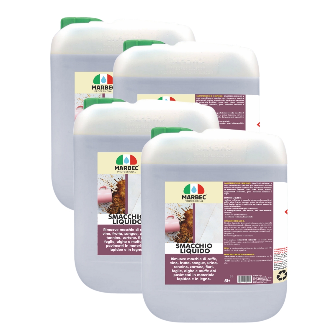 SMACCHIO LIQUIDO - Smacchiatore per la rimozione macchie organiche colorate