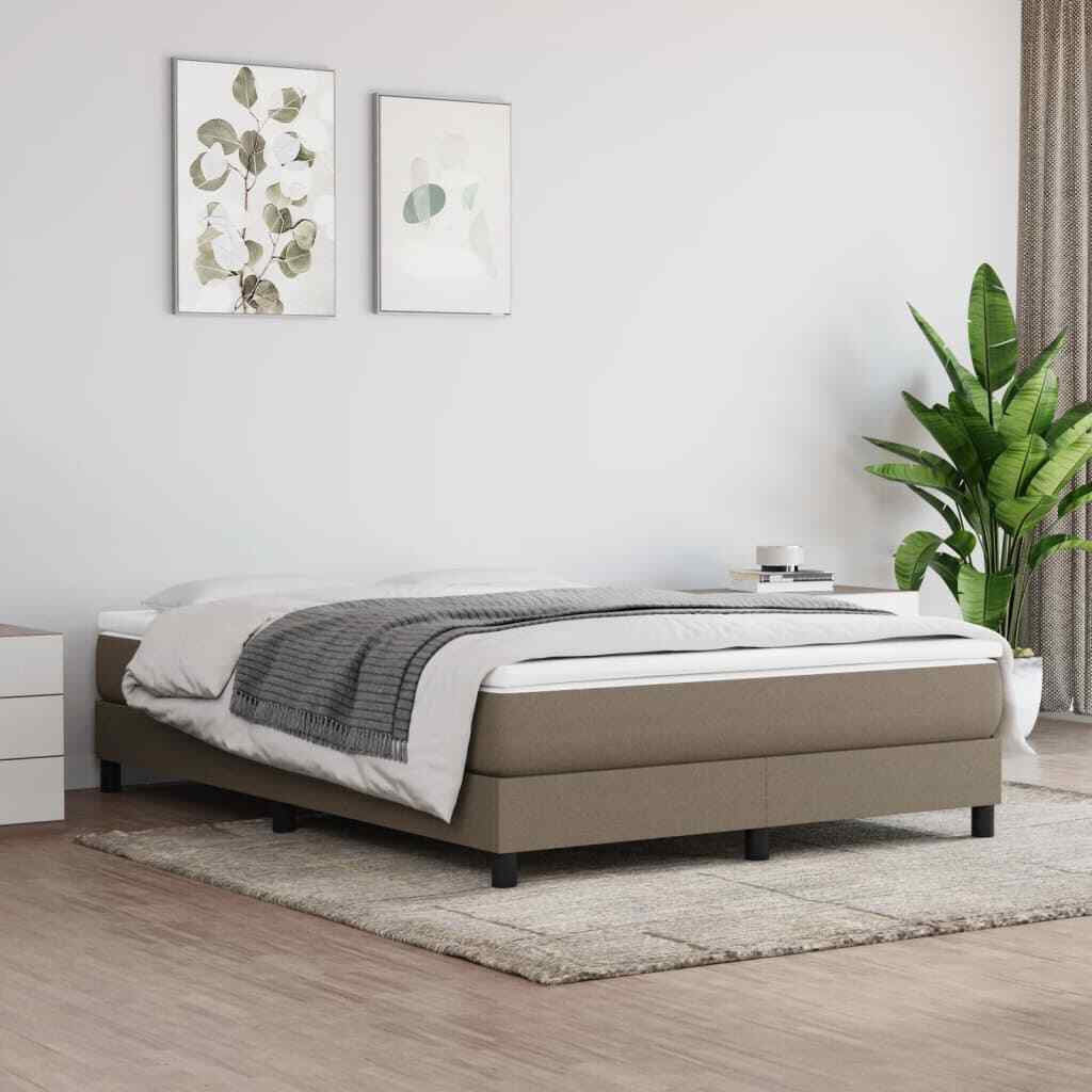Giroletto senza Materasso Tortora 140x190 cm in Tessuto