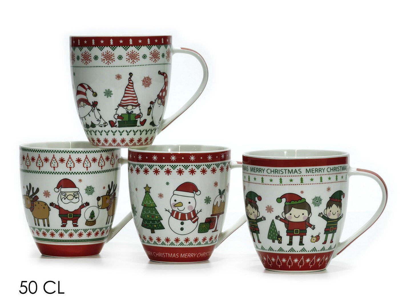 1 Tazzone Natalizio 50 cl Fantasie assortite
