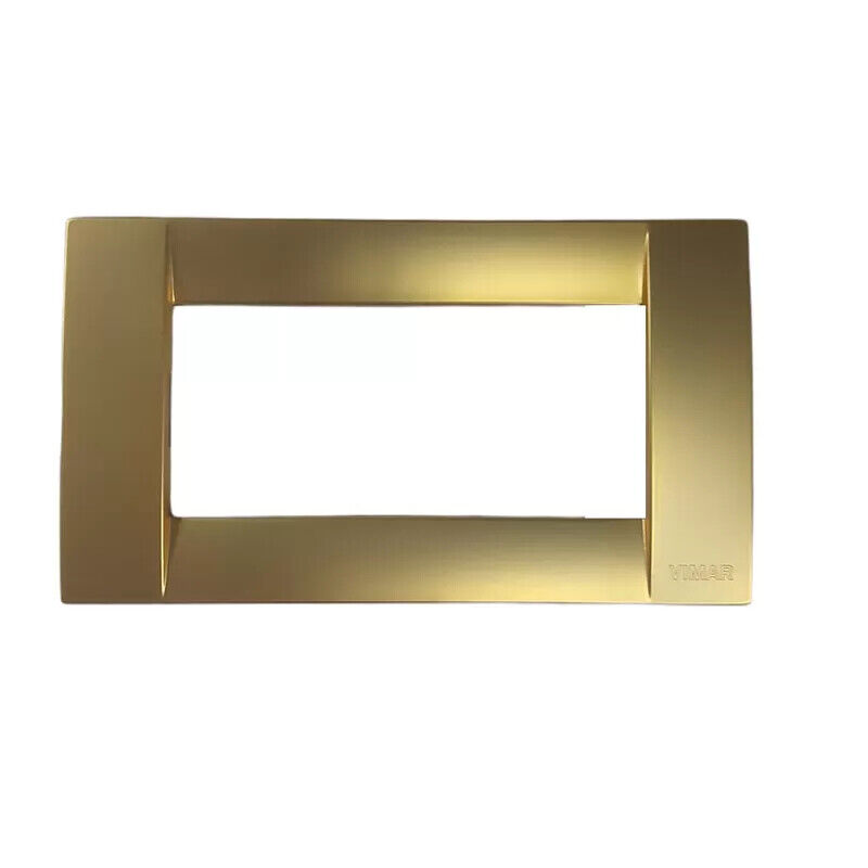 Vimar 16734 33 Placca Classica 4 Moduli Met Oro Opaco