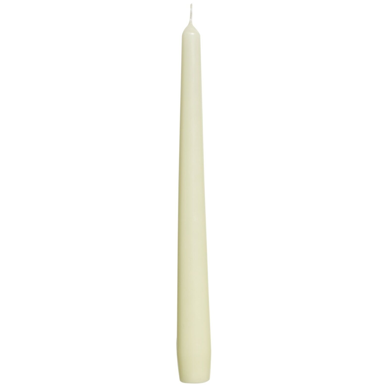 CANDELA CONICA AVORIO H. 250 MM. X 25 MM. BOLSIUS