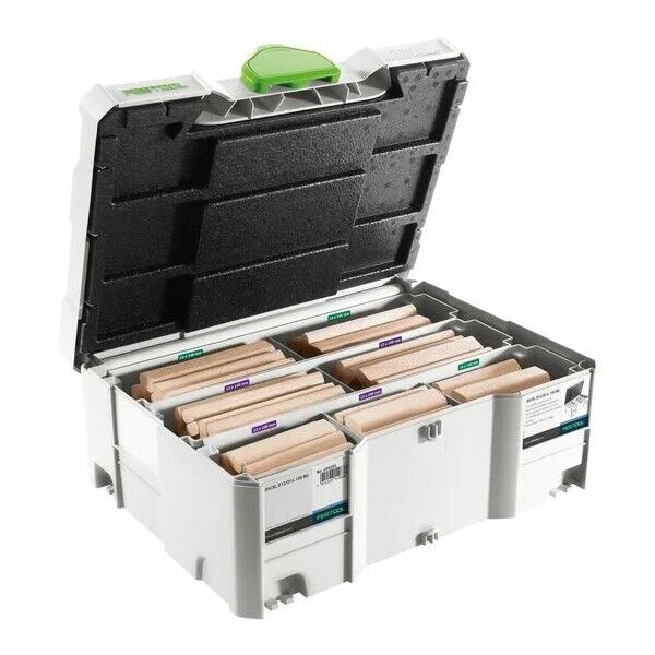 ASSORTIMENTO FESTOOL DOMINO-XL 128 + FRESE