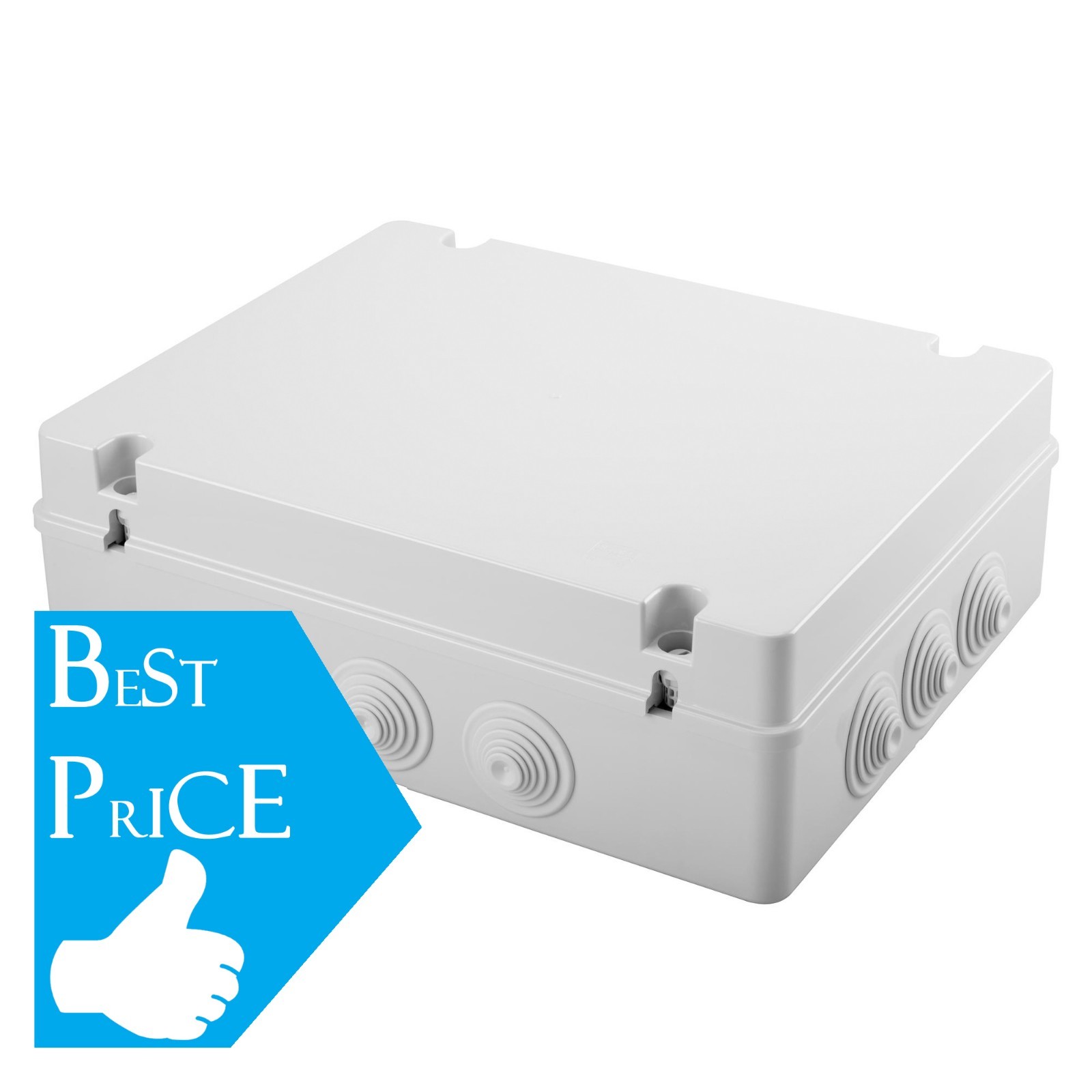 SCATOLA DERIVAZIONE STAGNA IP55 DIMENSIONI 380X300X120 TIPO GW44010 EC4009