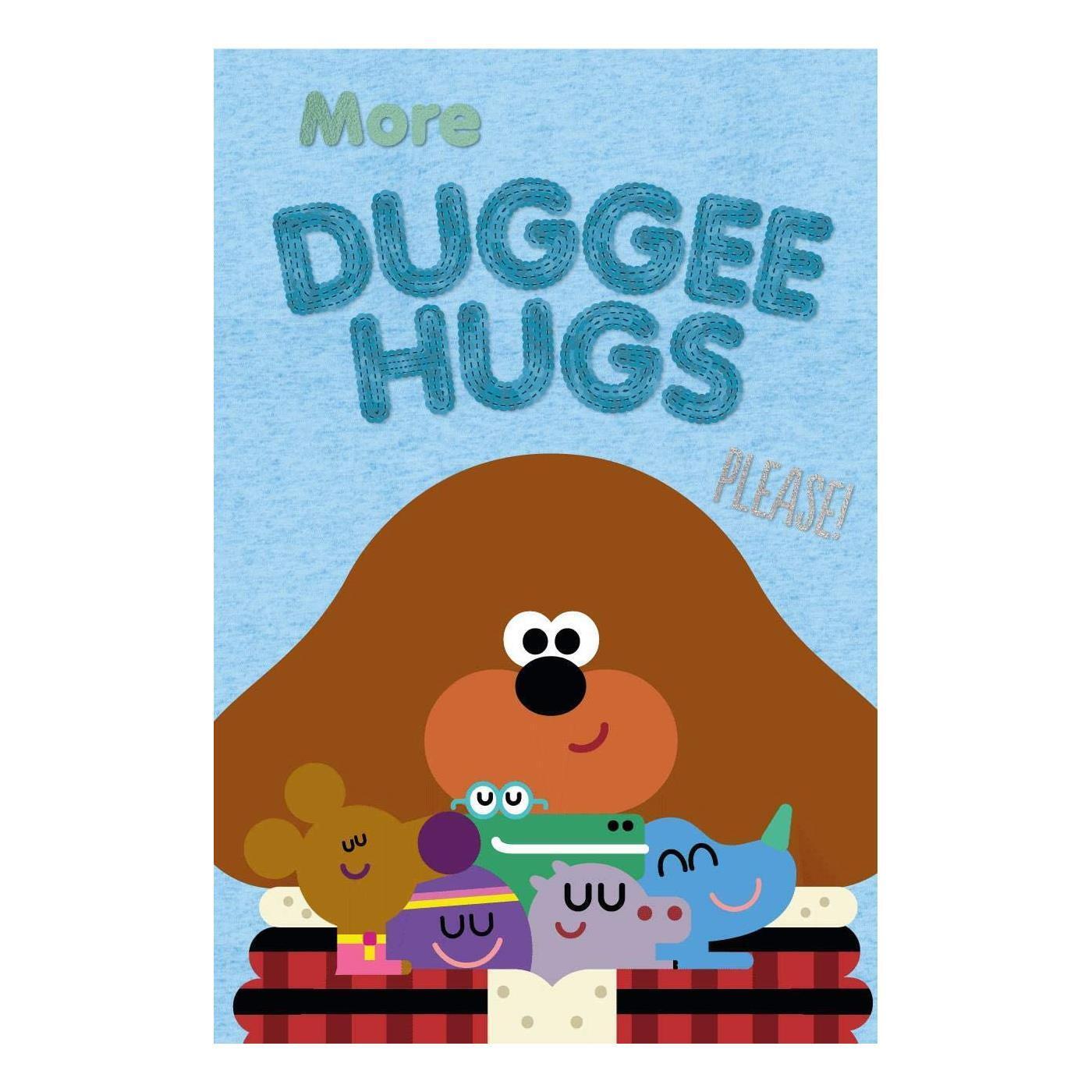 Hey Duggee Grande Coperta Morbido Confortevole Pile Blu Bambini Ragazzi Camera