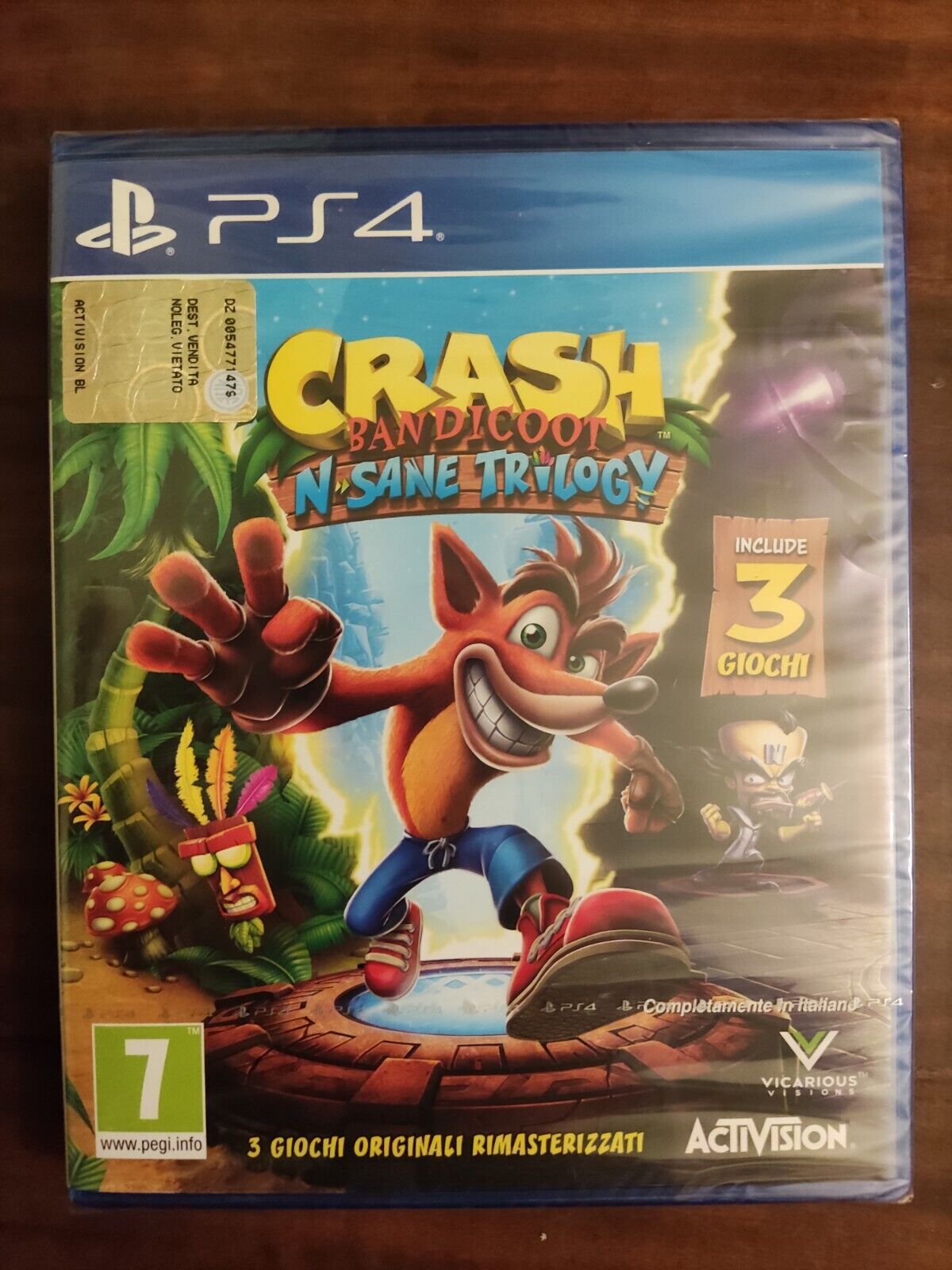 CRASH BANDICOOT N.SANE TRILOGY  PS4