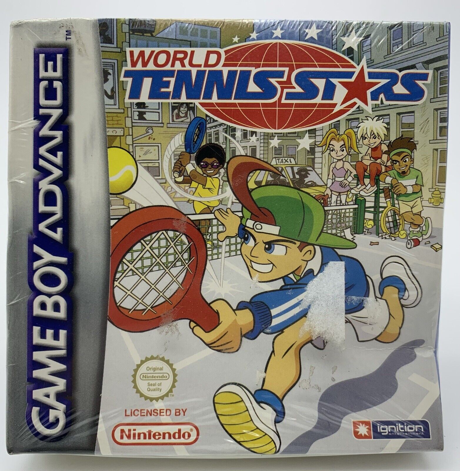 World Tennis Stars Game Boy Advance GBA Nintendo Gameboy NUOVO Ignition