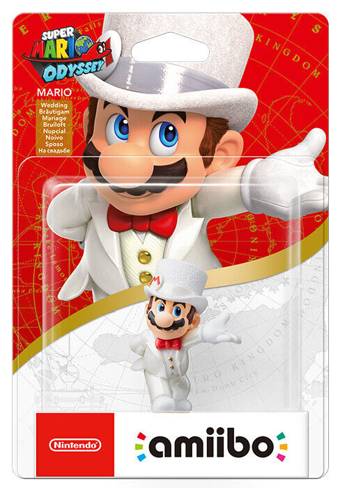 Amiibo Super Mario Odyssey Mario Wedding Personaggio NINTENDO