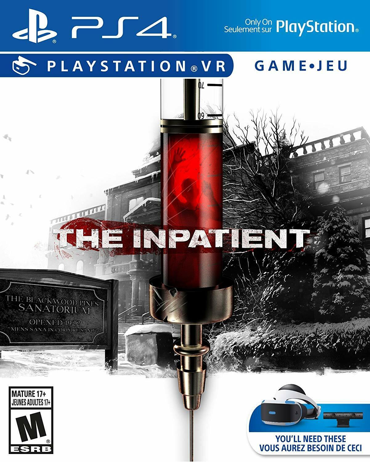 The Inpatient PS4 PLAYSTATION 4 Psvr Virtual Reality Nuovo