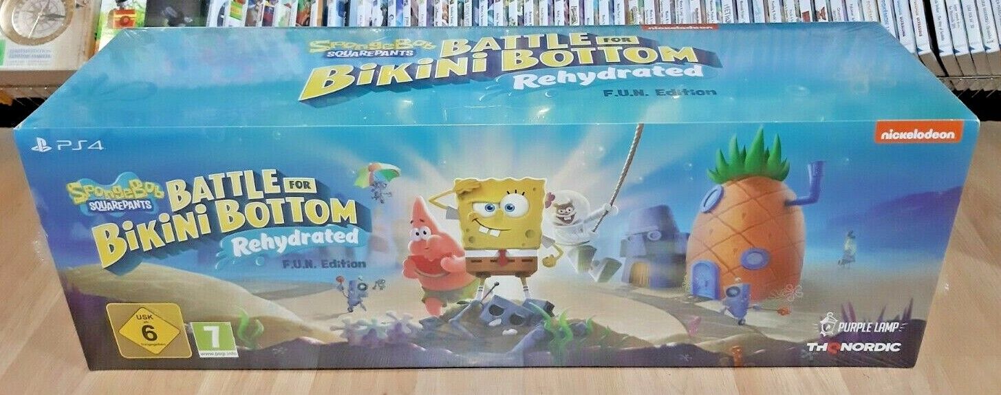 Spongebob Squarepants: Battle for Bikini Bottom - F.U.N. Edition PS4 NUOVO ITA
