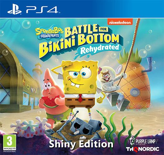 Spongebob Battle For Bikini Bottom Rehydrated Shiny Edition PS4 Playstation 4