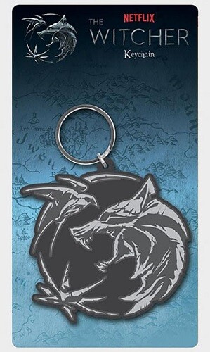 Portachiavi: The Witcher Wolf and Swallow
