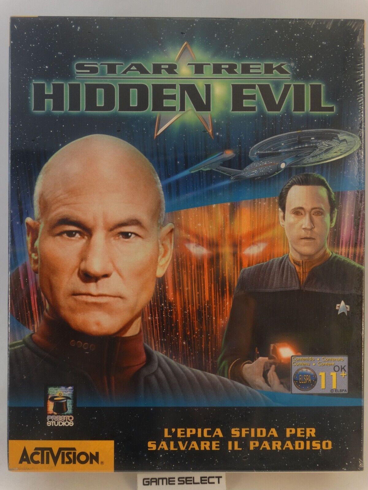 STAR TREK HIDDEN EVIL PC COMPUTER BIG BOX ITA ITALIANO ORIGINALE NUOVO SIGILLATO