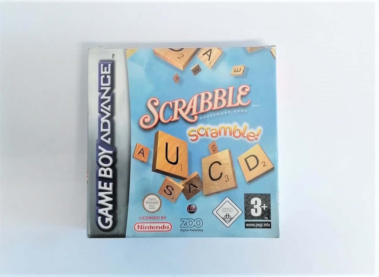 GIOCO PER GAME BOY ADVANCE "SCRABBLE CROSSWORD GAME" NUOVO SIGILLATO