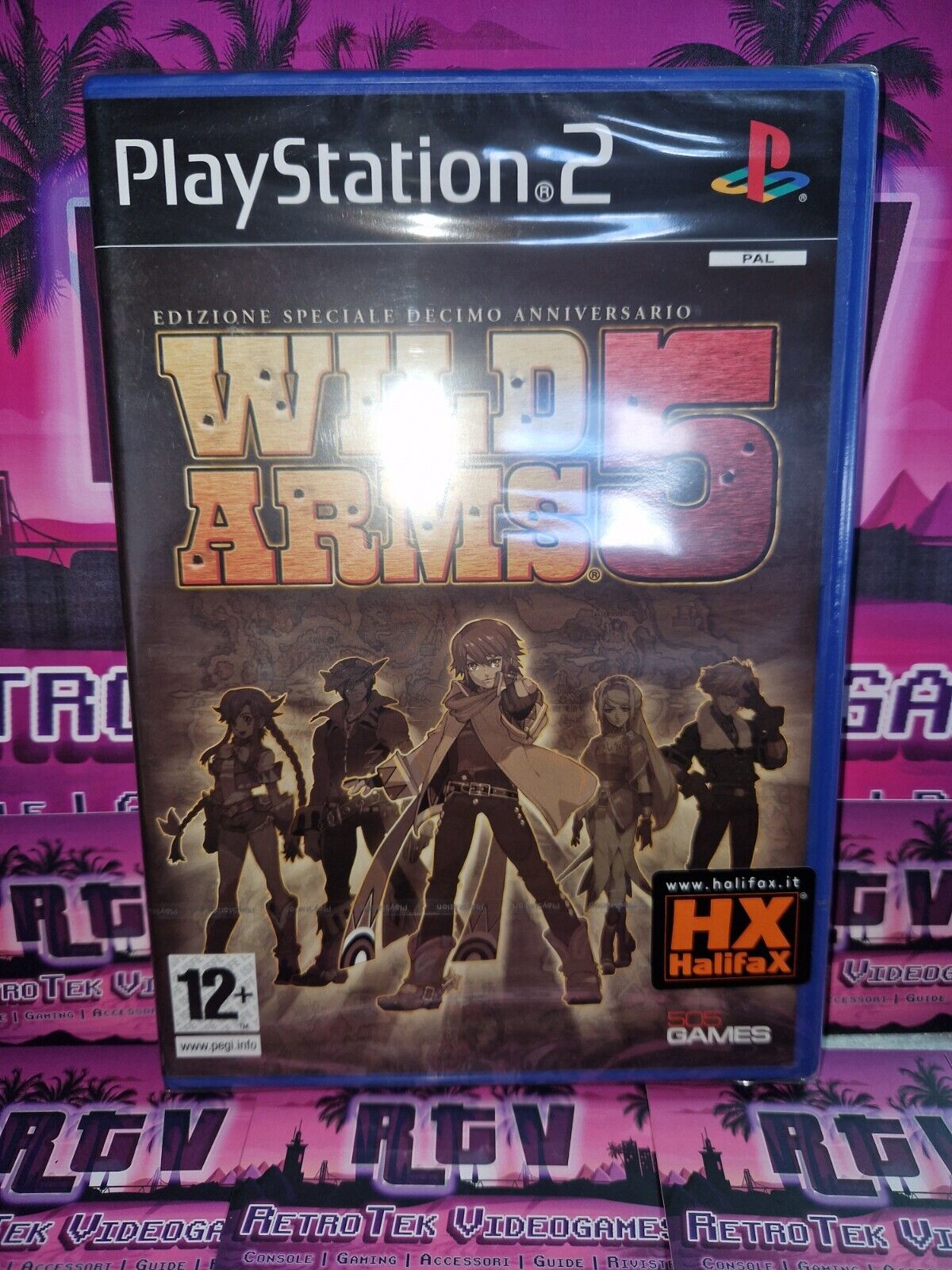 🇮🇹 WILD ARMS 5 SONY PS2 PlayStation2 *NUOVO SIGILLATO* PAL ITA MINT SLES-54972
