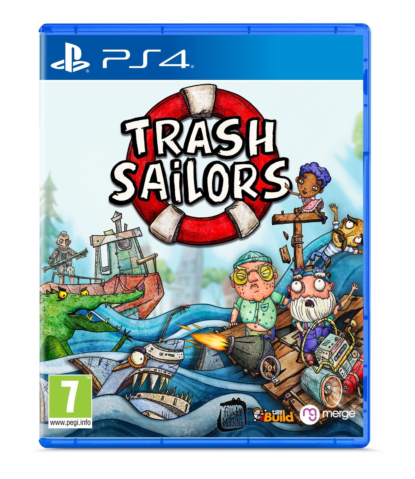 Mergegames Trash Sailors PlayStation 4 (PlayStation 4)