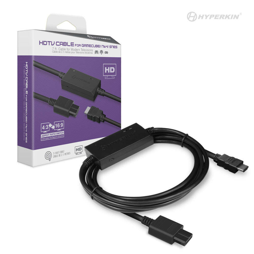 Hyperkin 3-In-1 HDTV Cavo Per Gamecube / N64 / Snes