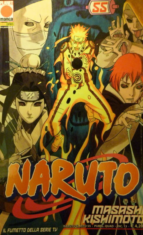 Naruto il Mito n.55 di Masashi Kishimoto NUOVO RISTAMPA ed. Panini