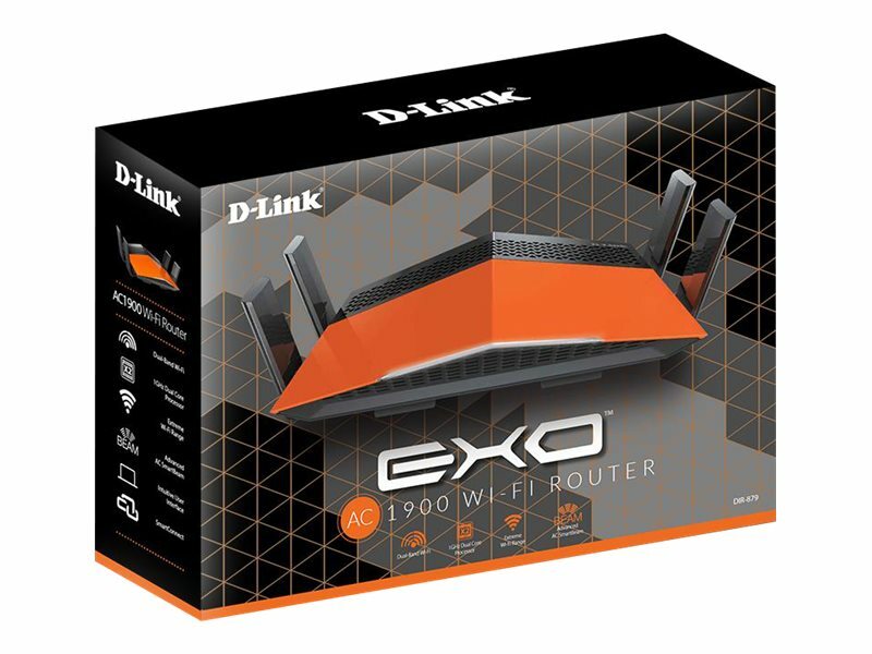 D-Link DIR-879 Router Wireless AC1900 GigE 802.11a/b/g/n/ac AC SmartBeam avanzat