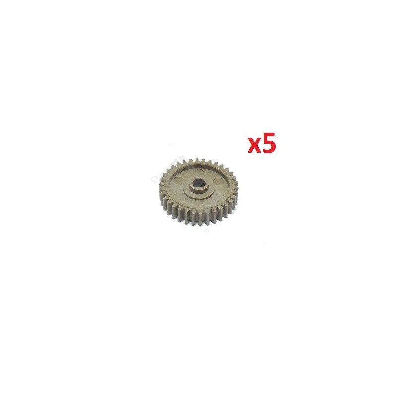 5x Ingranaggi a rulli inferiori 34T 5xLower Roller Gear 34T compatibili per HP 4
