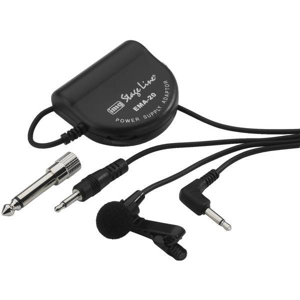 IMG StageLine ECM-2500  IMG Stageline  a clip Lavalier Microfono vocale Tipo di