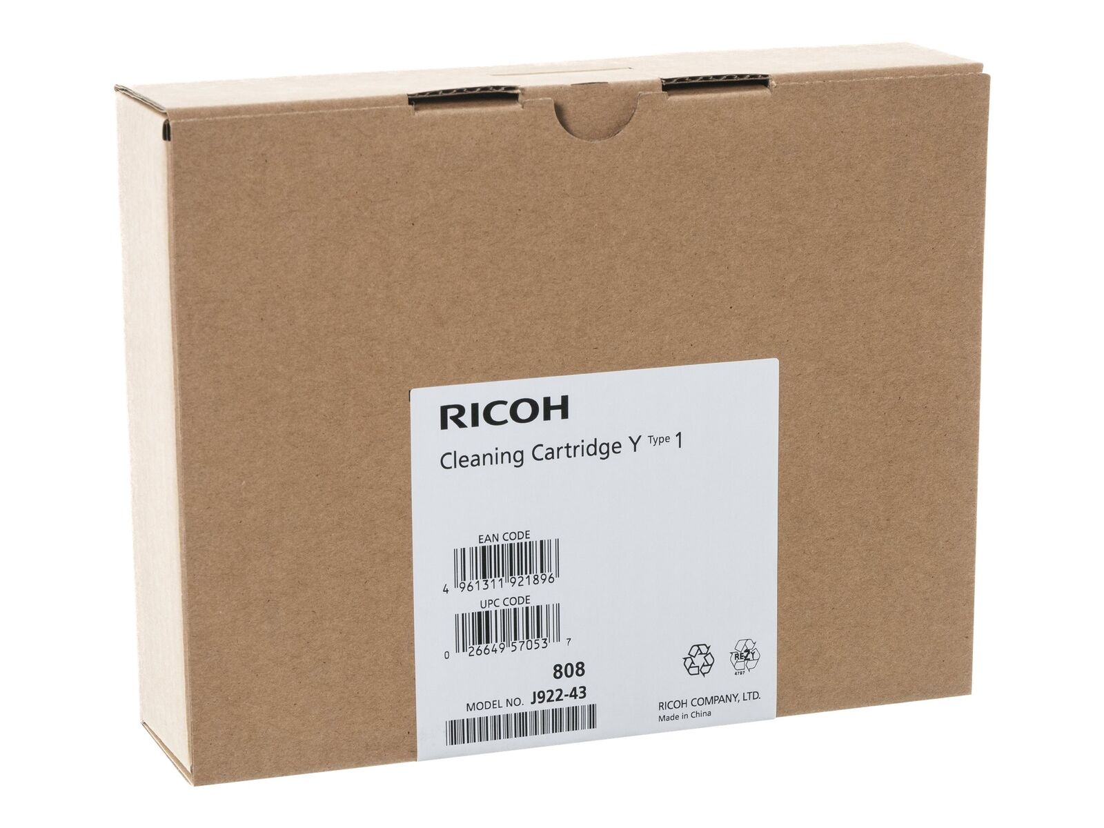 Ricoh Yellow cleaning cartridge for Ricoh Ri 100 for Ricoh Ri 100 Ink 257053